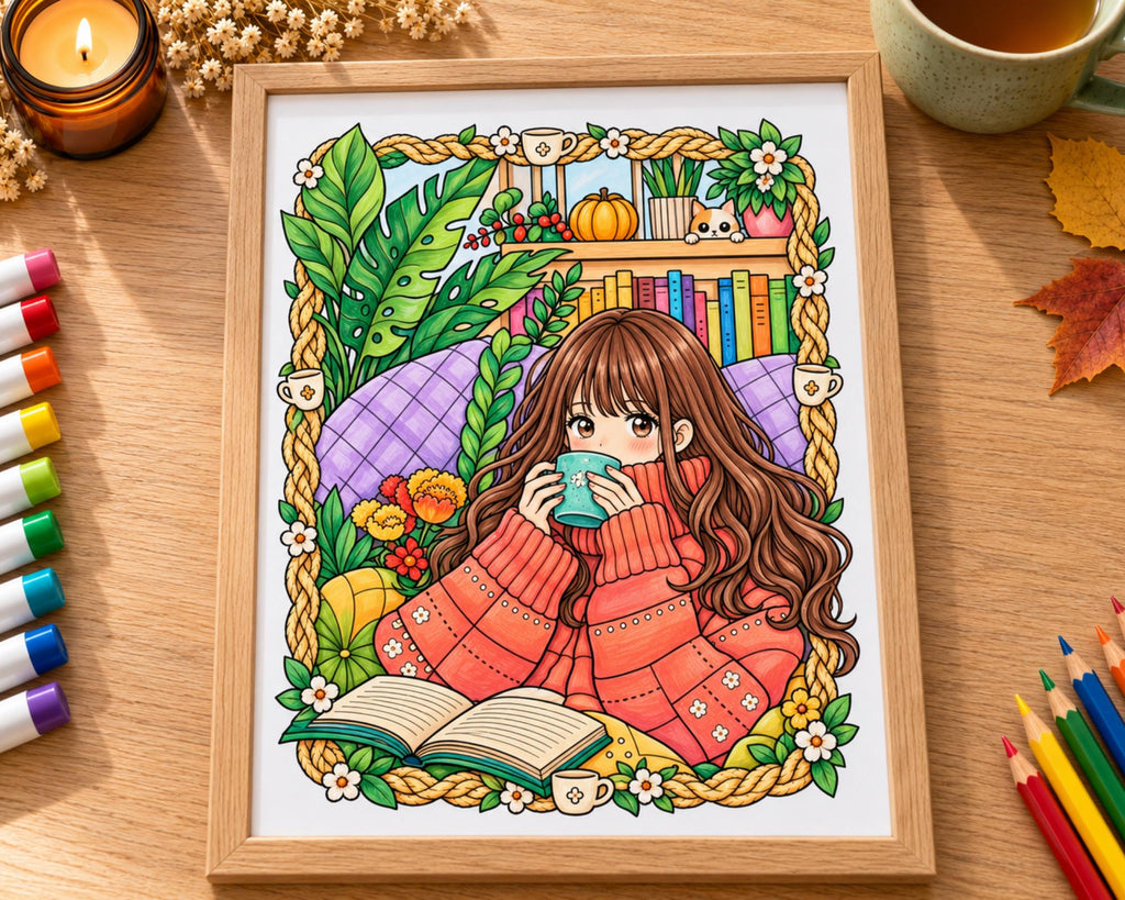 Cozy Coloring Pages 5