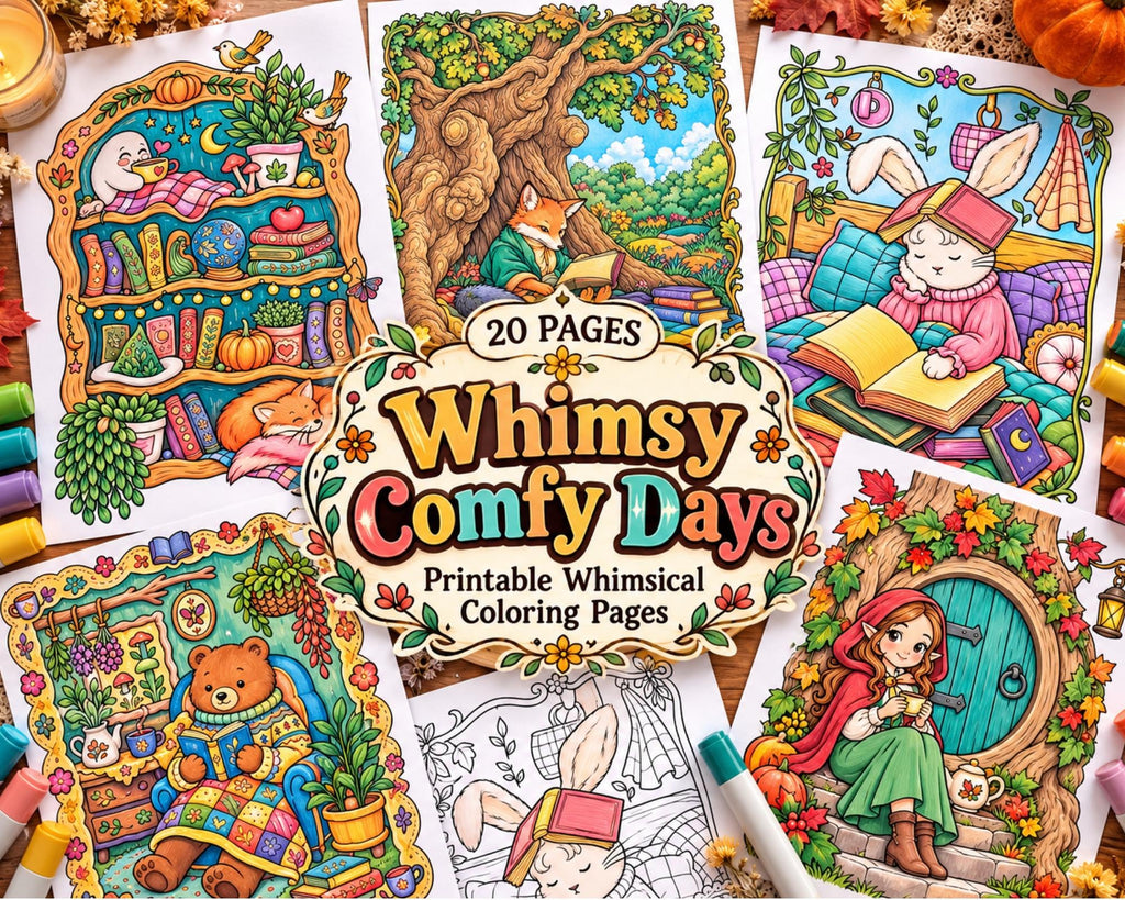 Cozy Coloring Pages