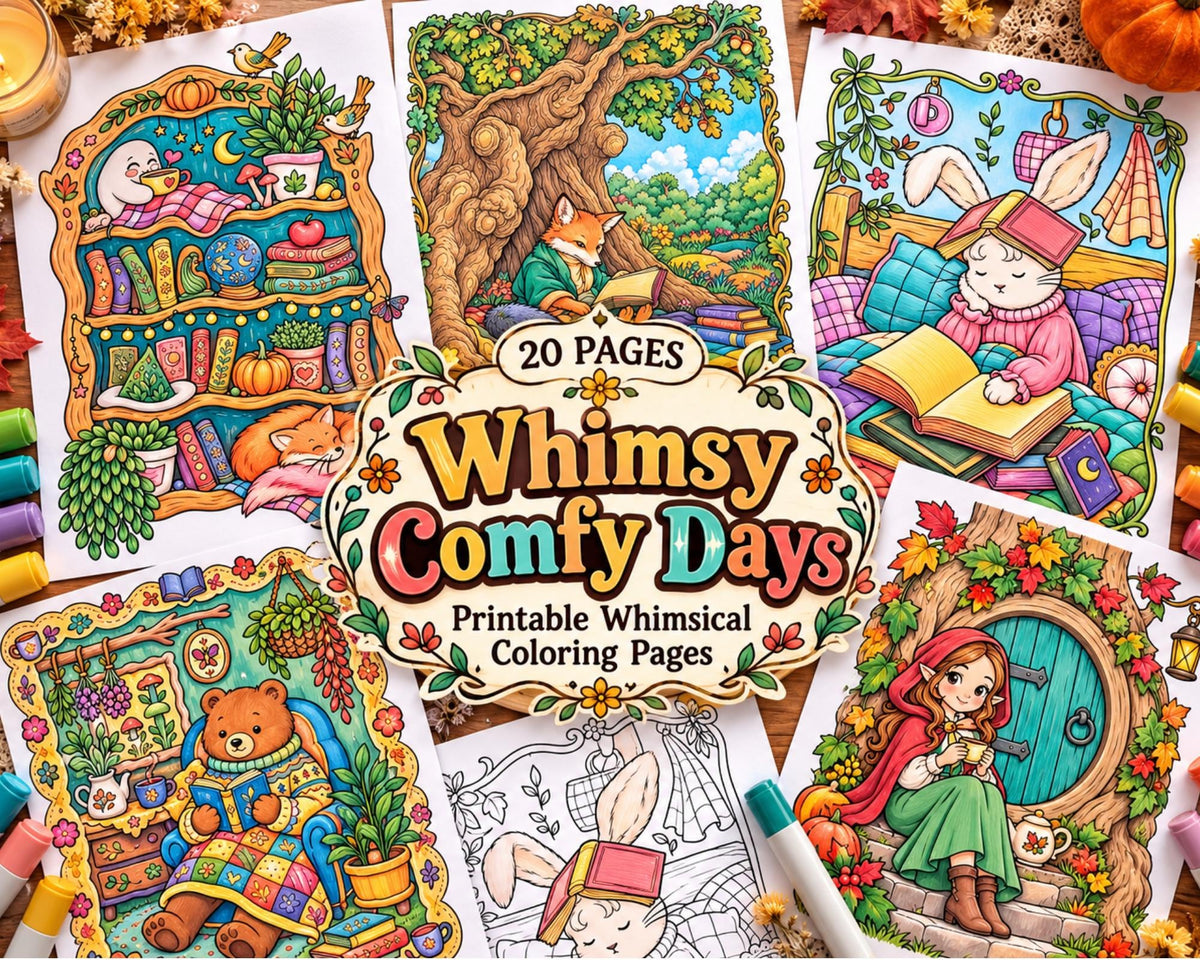 Cozy Coloring Pages