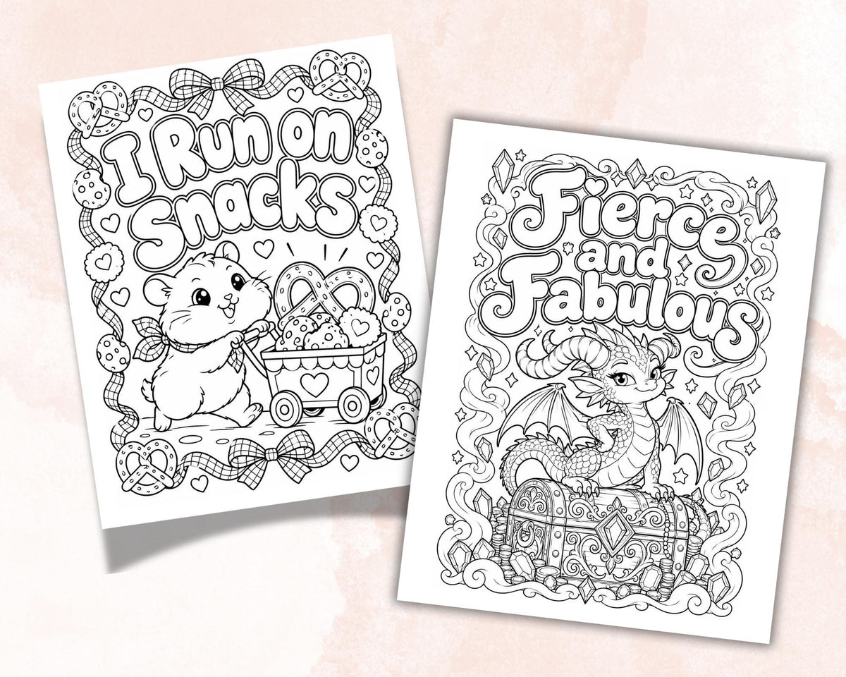 Sassy Animals Coloring Pages 8