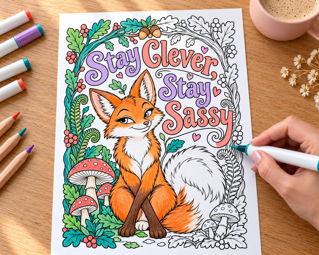 Sassy Animals Coloring Pages 3