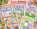 Sassy Animals Coloring Pages