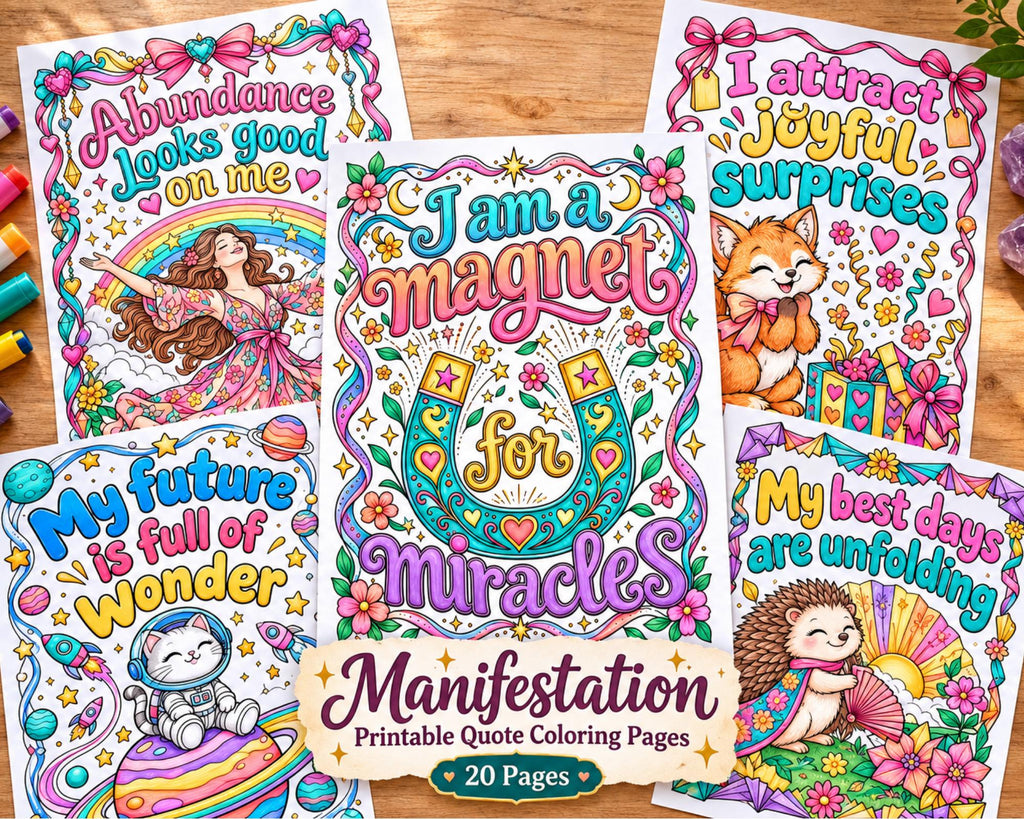 Manifestation Coloring Pages