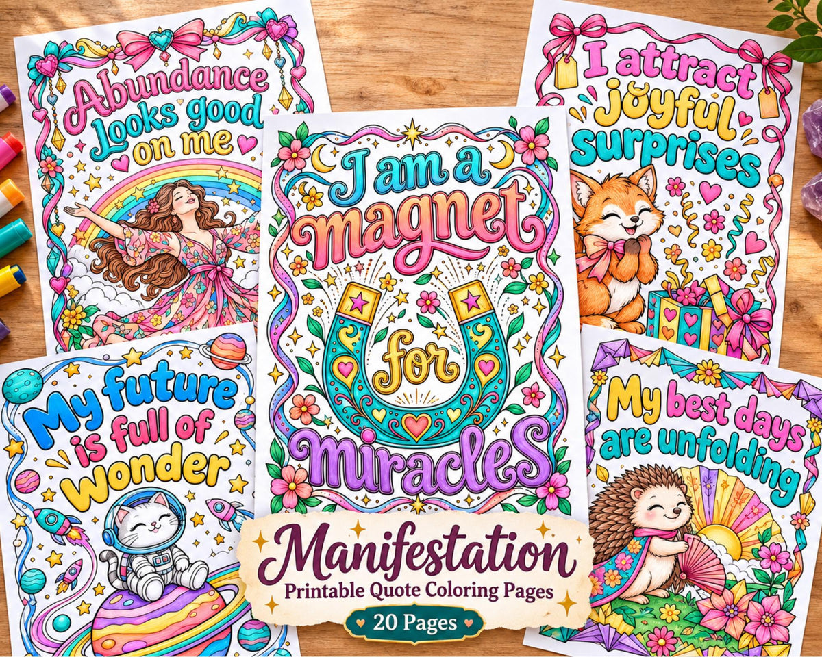 Manifestation Coloring Pages