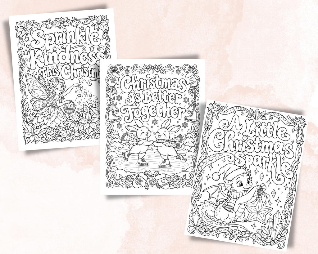 Christmas Quote Coloring Pages 7
