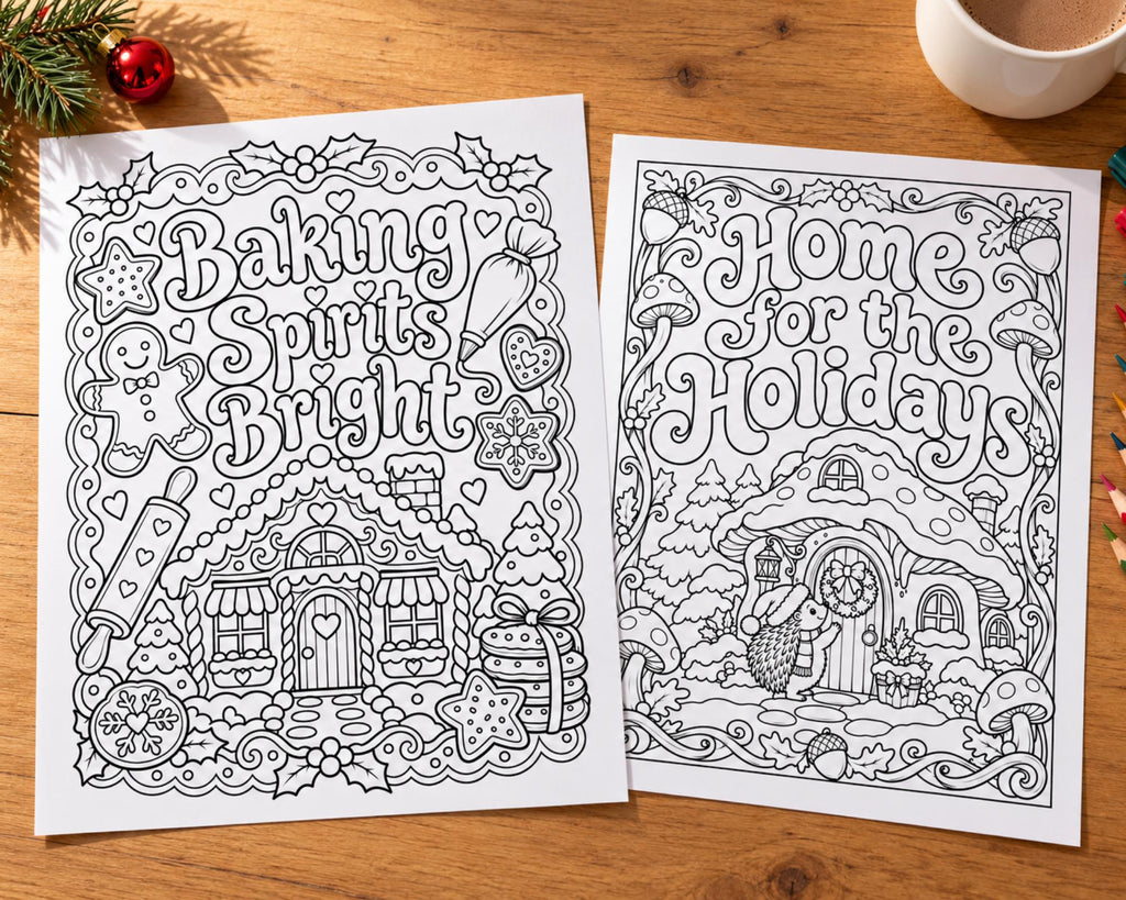 Christmas Quote Coloring Pages 3