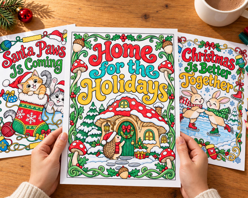 Christmas Quote Coloring Pages 2