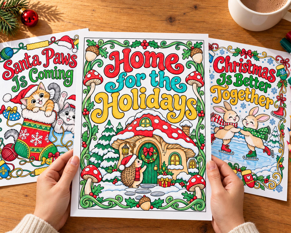 Christmas Quote Coloring Pages 2