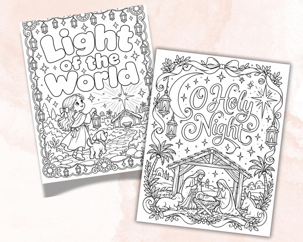 Nativity Coloring Pages 8