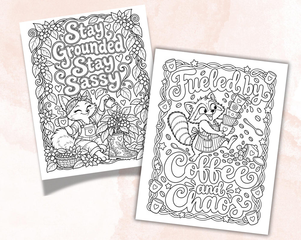 Coffee Coloring Pages 8