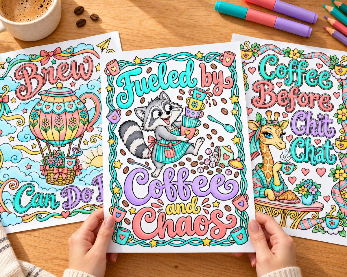 Coffee Coloring Pages 2