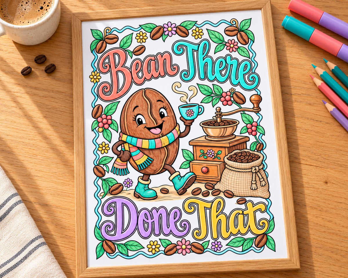 Coffee Coloring Pages 5