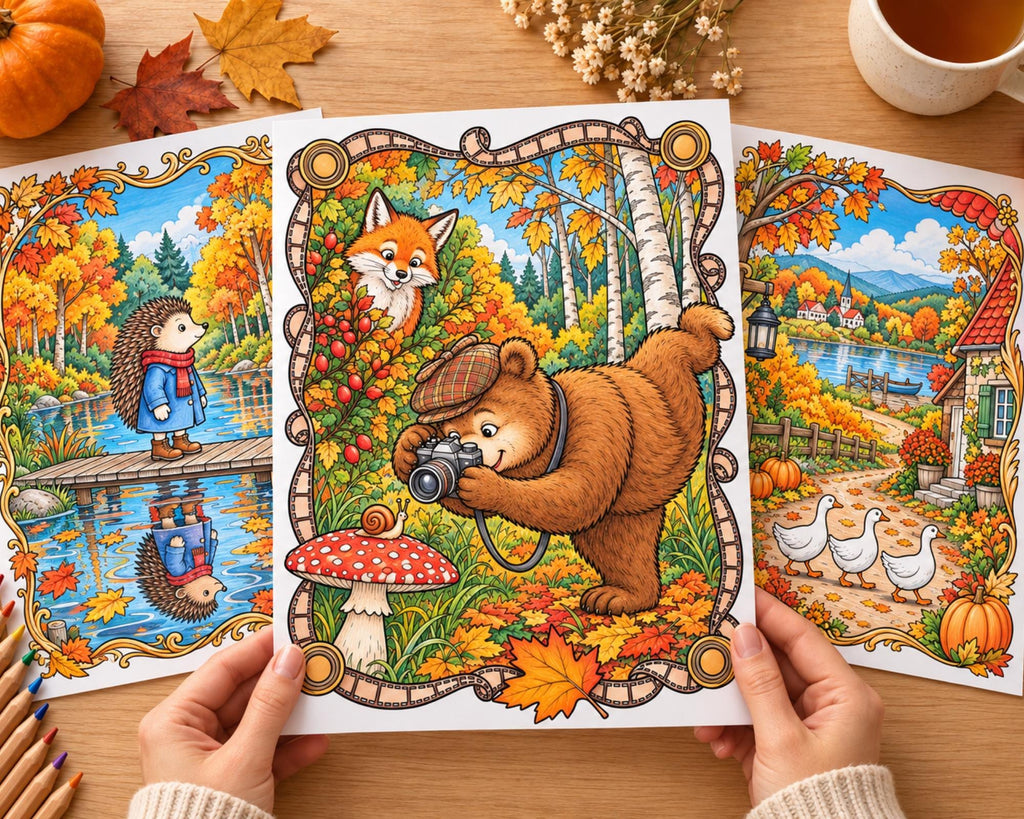 Woodland Animals Coloring Pages 5