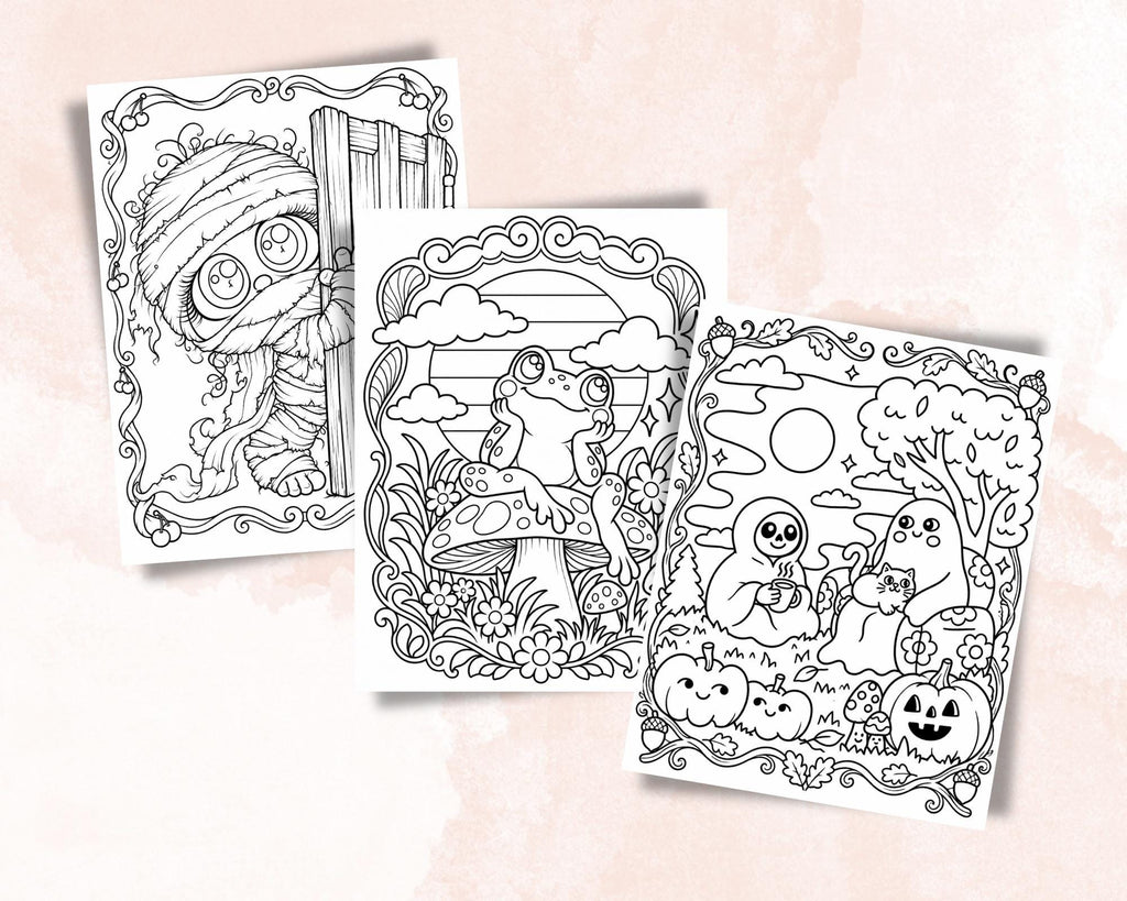 Creepy Critters Coloring Pages 7