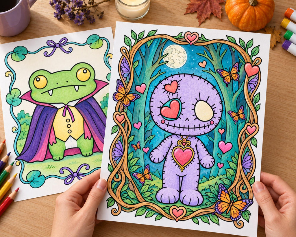 Creepy Critters Coloring Pages 4
