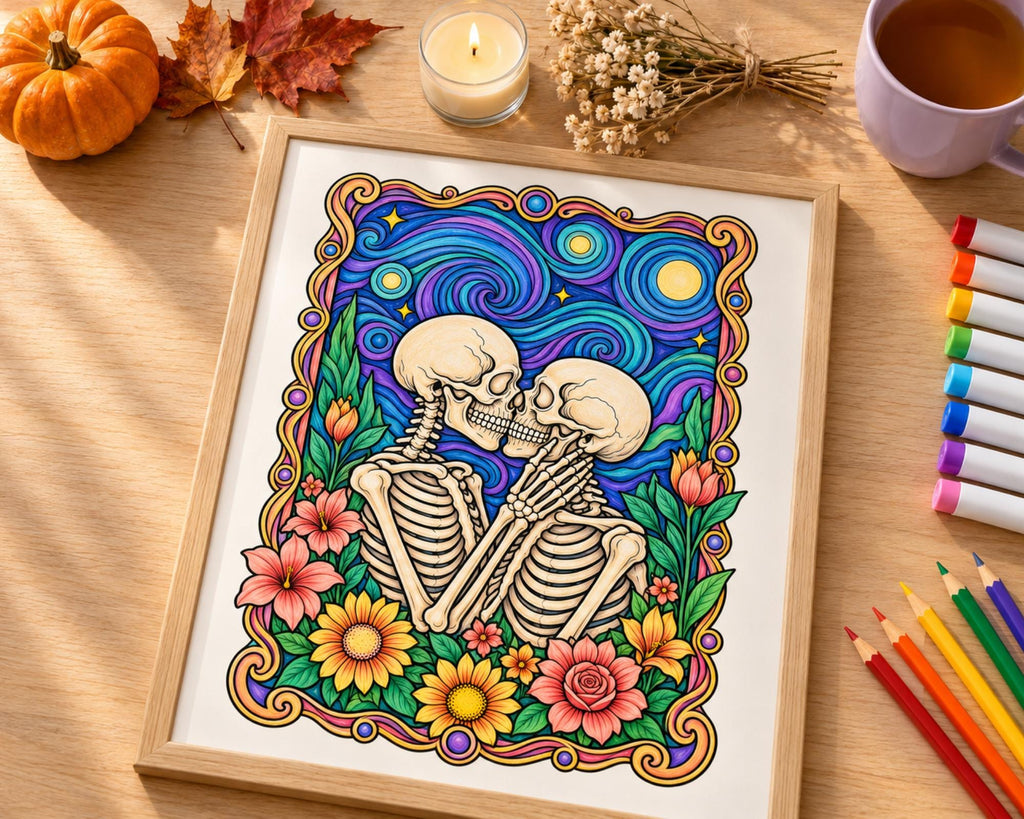 Spooky Oddities Coloring Pages 5