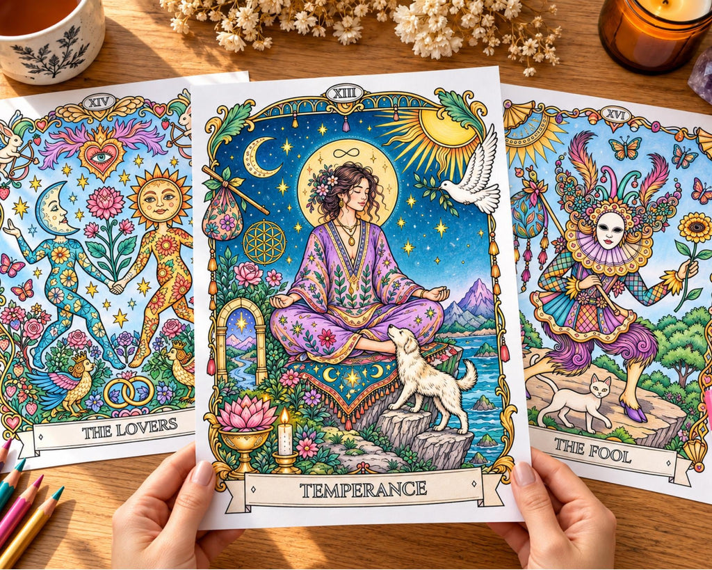 Tarot Card Coloring Pages 4