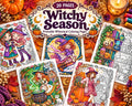 Witch Coloring Pages
