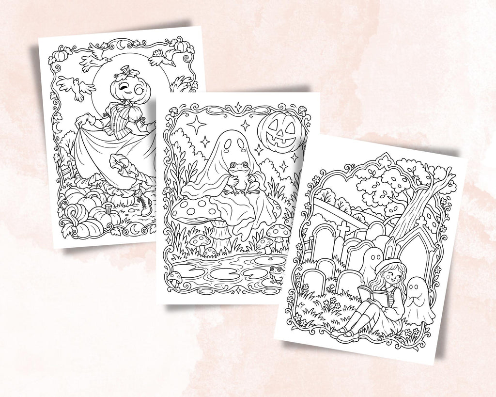 Gothic Coloring Pages 7