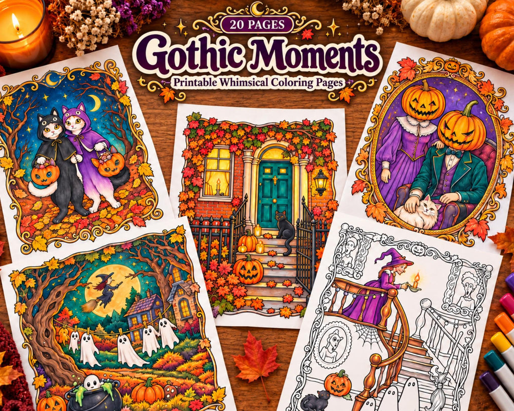 Gothic Coloring Pages