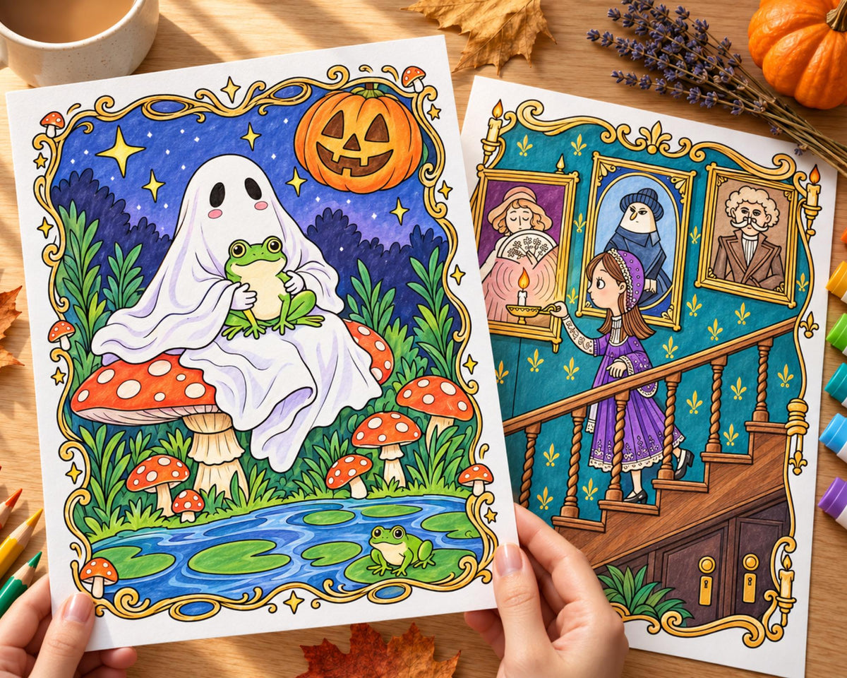 Gothic Coloring Pages 4