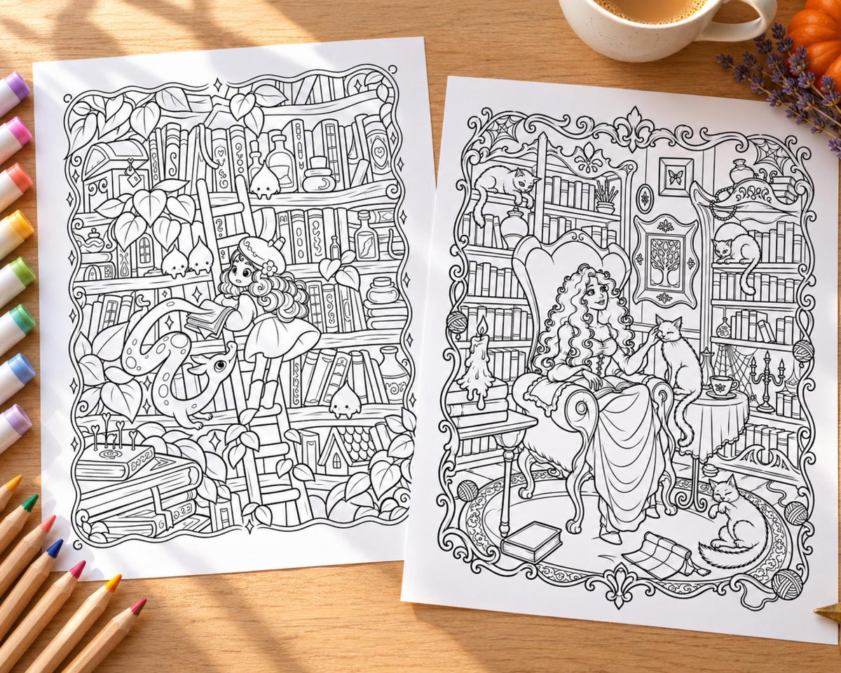Fantasy Coloring Pages 2