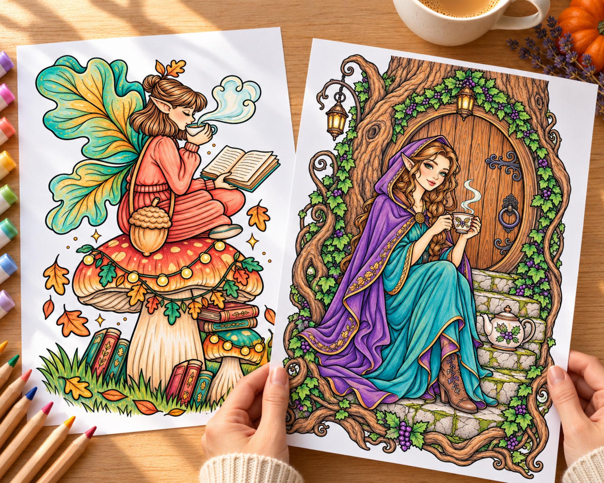 Fantasy Coloring Pages 4
