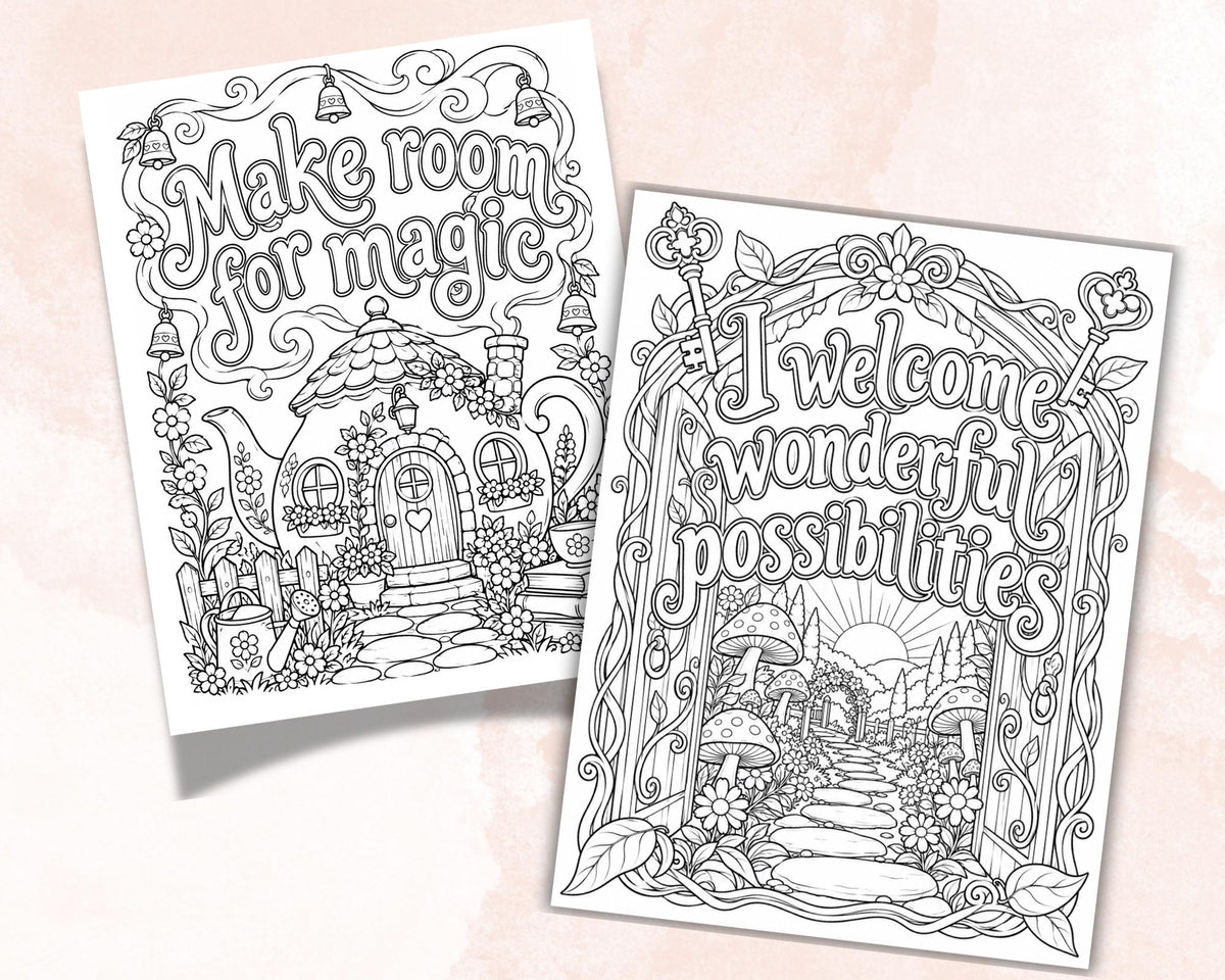 Manifestation Coloring Pages 8