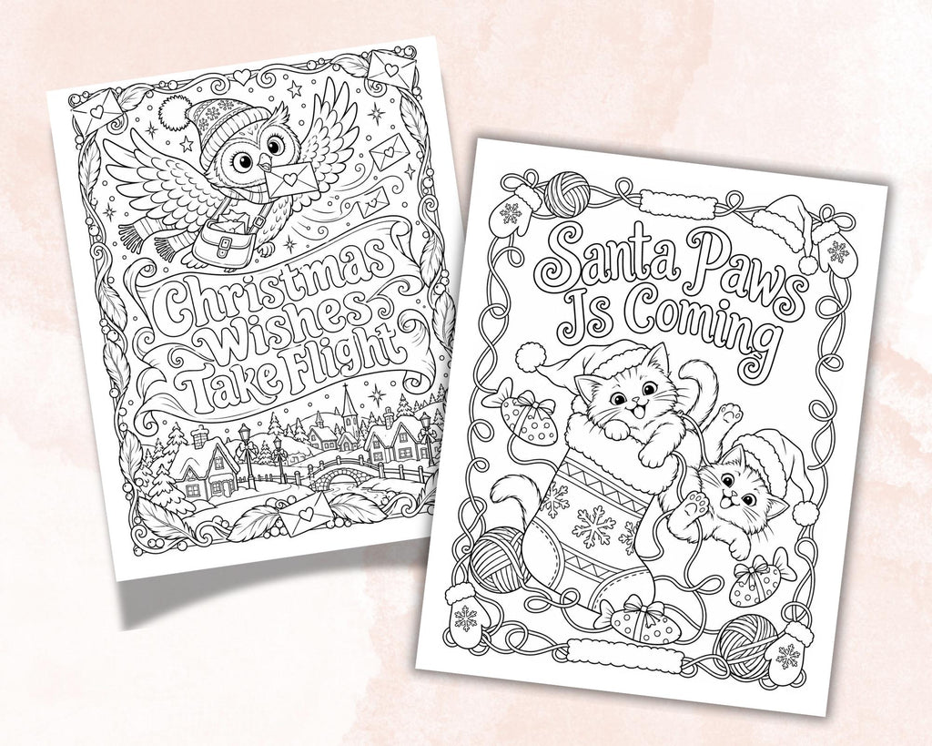 Christmas Quote Coloring Pages 8