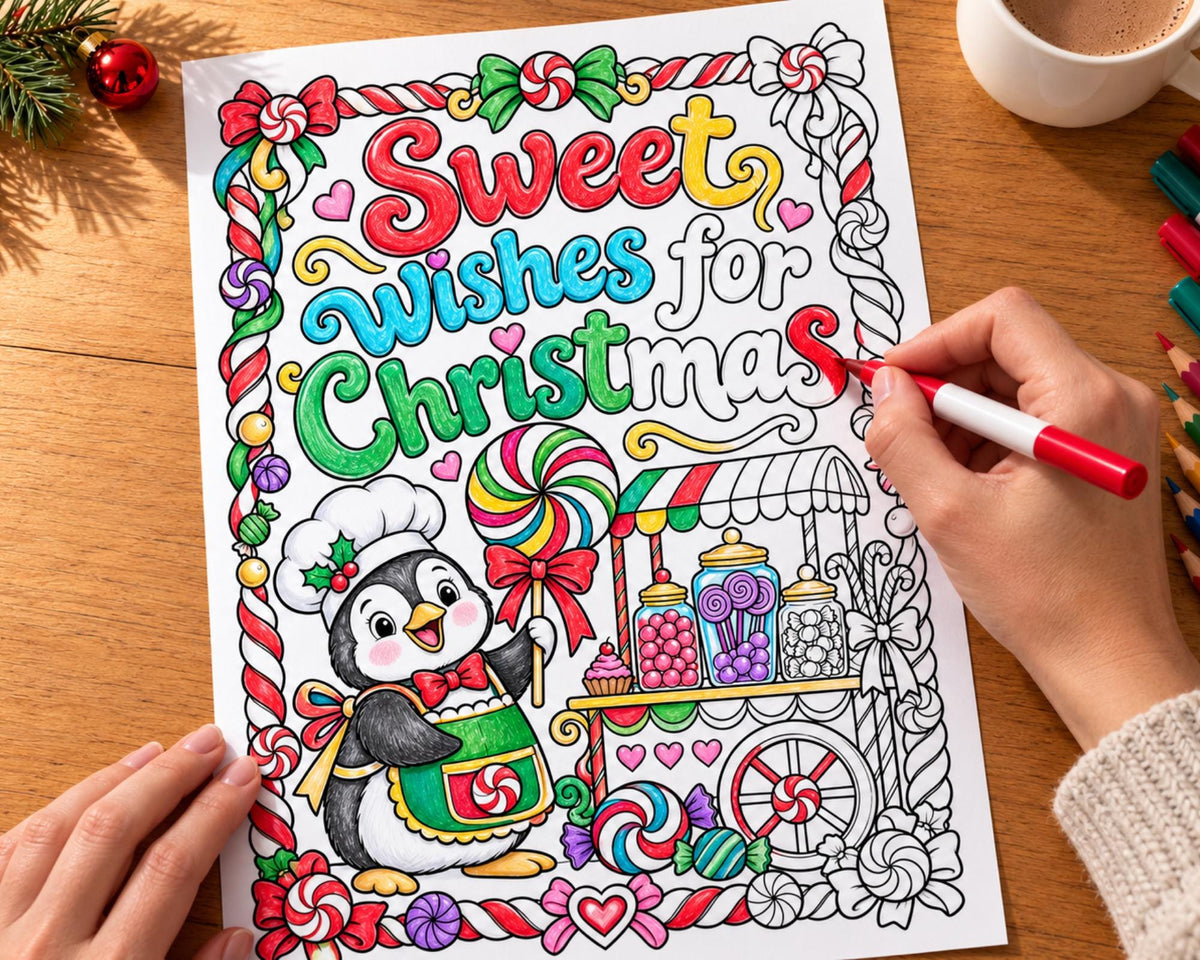 Christmas Quote Coloring Pages 4
