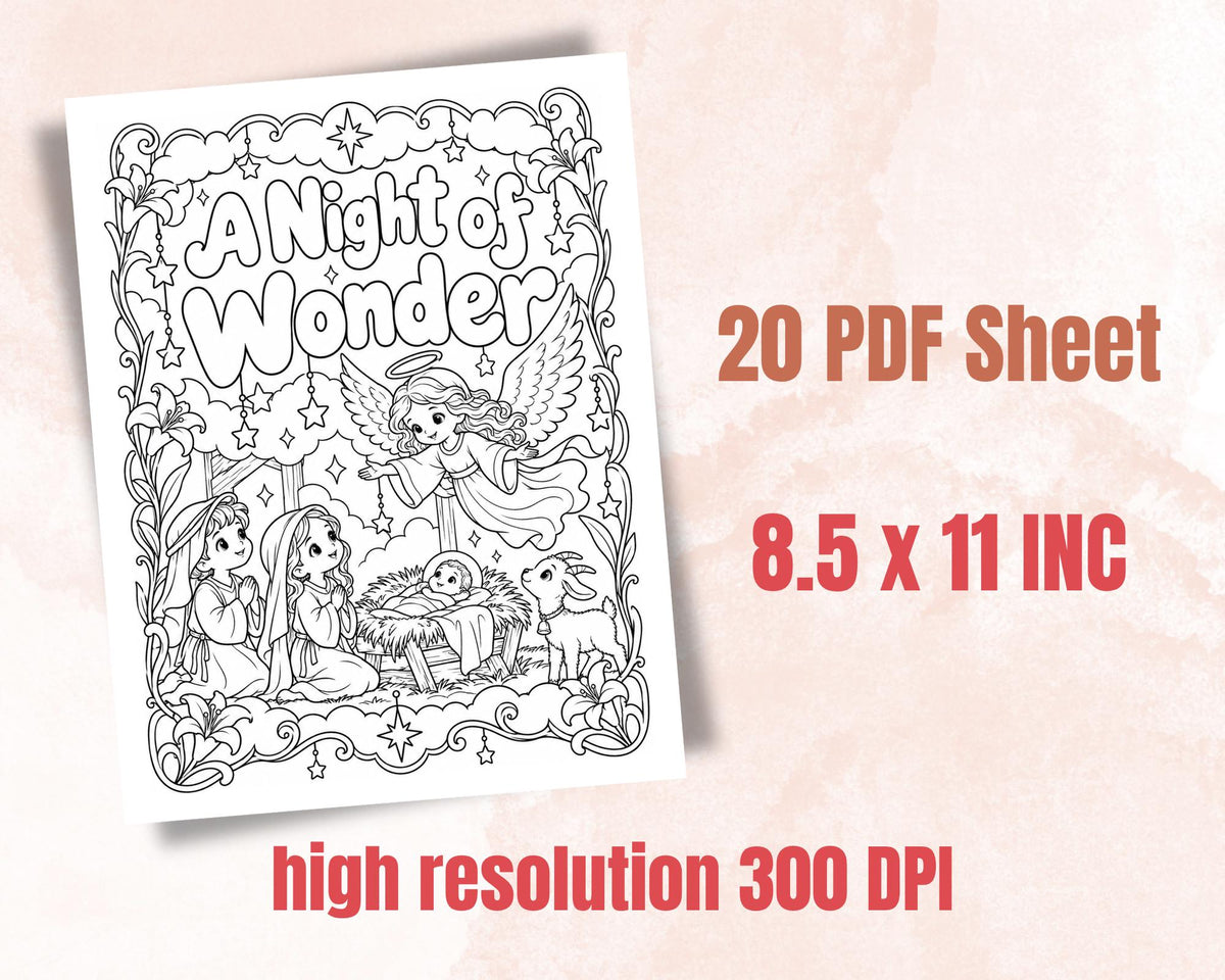 Nativity Coloring Pages 6