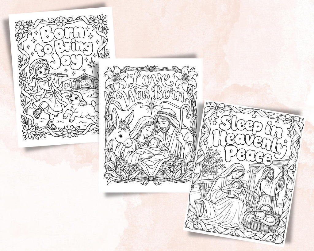 Nativity Coloring Pages 7