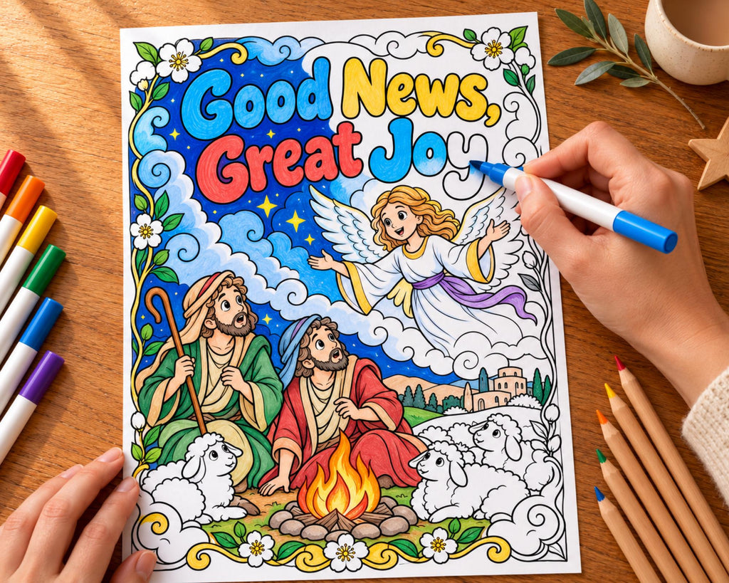 Nativity Coloring Pages 4