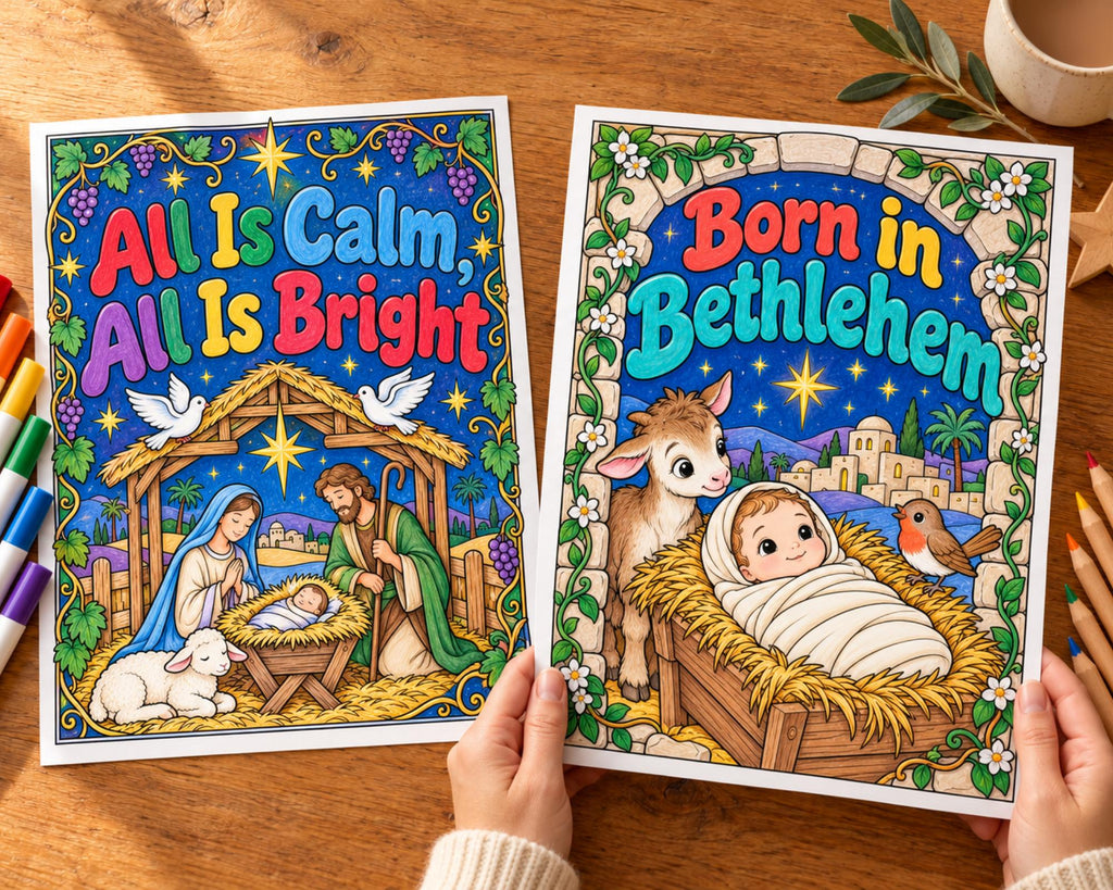 Nativity Coloring Pages 2