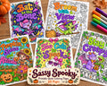 Sassy Halloween Coloring Pages