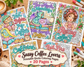 Coffee Coloring Pages