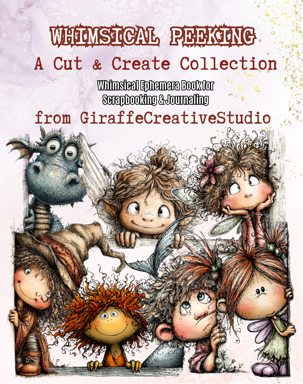 Whimsical Peeking Cut & Collage Book