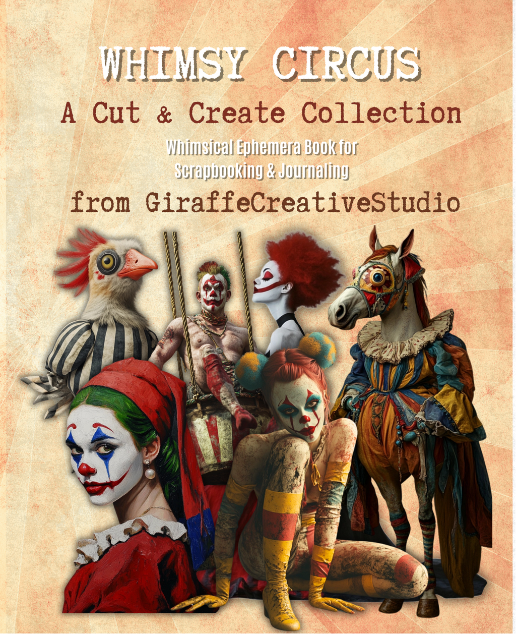 Whimsy Circus Cut & Collage Book