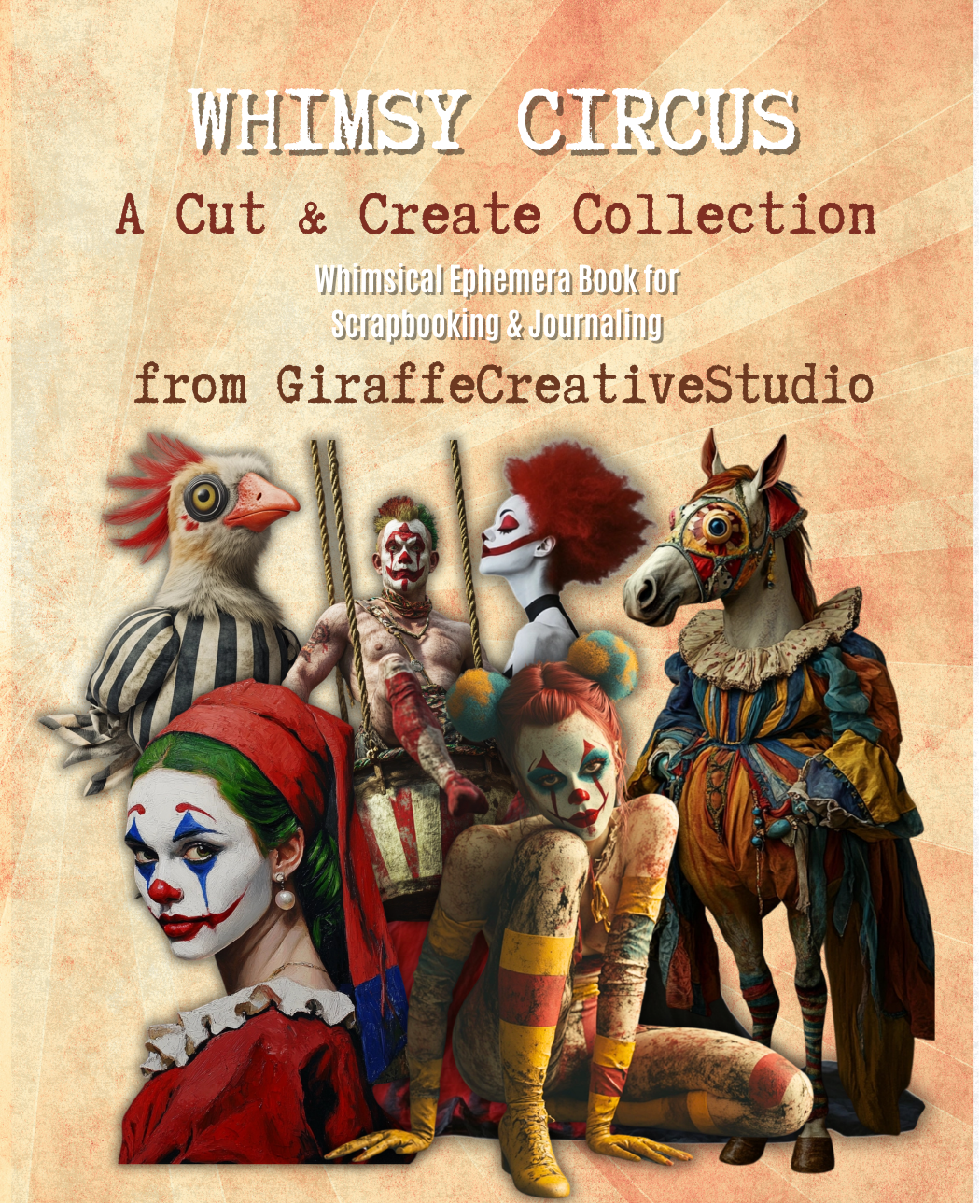 Whimsy Circus Cut & Collage Book
