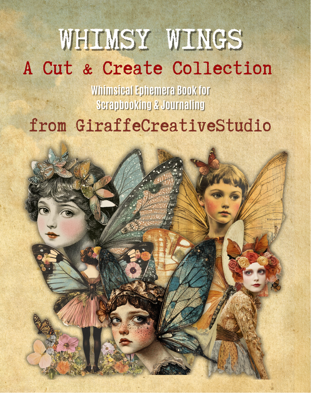 Whimsy Wings Cut & Collage Book