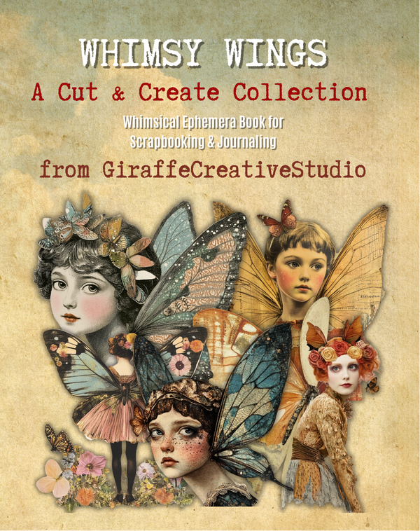 Whimsy Wings Cut & Collage Book