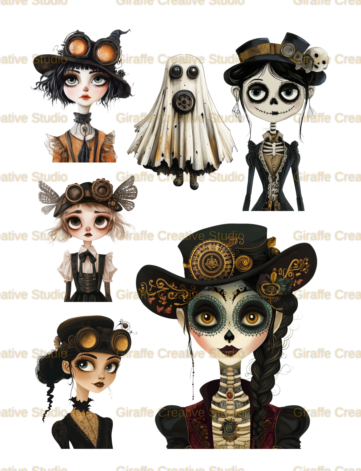 Steampunk Halloween Cut & Collage Book